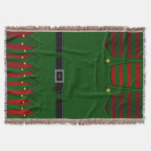 Kerstmis Elf Throw Blankets Holiday Elf Blankets Deken (Voorkant)