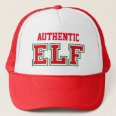Kerstmis ELF Trucker Hat Pet (Voorkant)