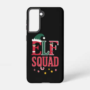Kerstmis Elfen Familie Matching Pyjama's Elfen Tea Samsung Galaxy Hoesje
