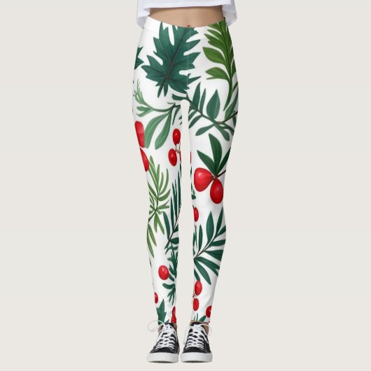 Kerstmis elke dag leggings (Voorkant)