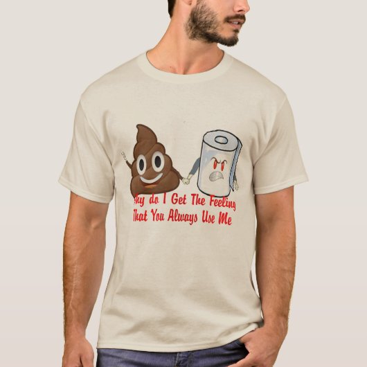 kerstmis emoji poop dump emoji je gebruikt me grap t-shirt (Voorkant)