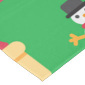 kerstmis emoji tafelkleden (Gekanteld)