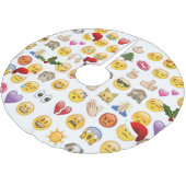 Kerstmis Emoji's Kerstboom rok (Gekanteld)