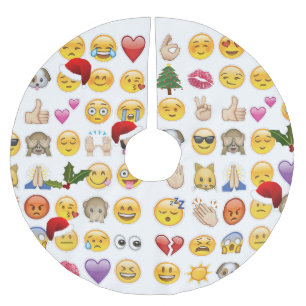 Kerstmis Emoji's Kerstboom rok