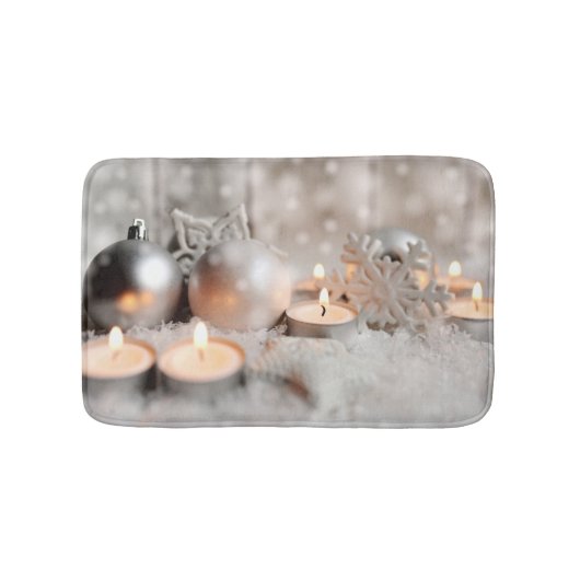 Kerstmis en advent-decoratie badmat (Voorkant)