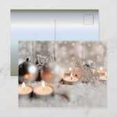 Kerstmis en advent-decoratie briefkaart (Voorkant / Achterkant)