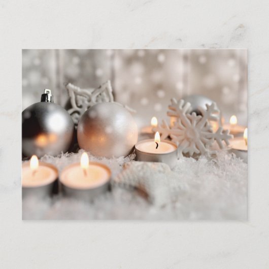 Kerstmis en advent-decoratie briefkaart (Voorkant)