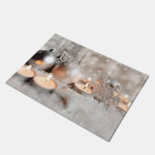 Kerstmis en advent-decoratie deurmat (Schuin)