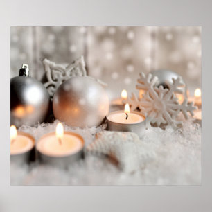 Kerstmis en advent-decoratie poster