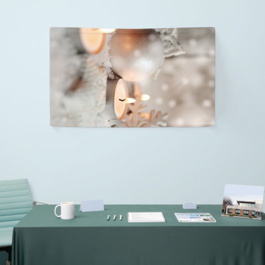 Kerstmis en advent-decoratie spandoek (Beurs)