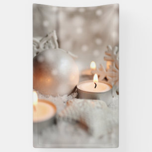 Kerstmis en advent-decoratie spandoek
