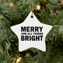 Kerstmis en alle vrolijke dingen Moderne Kerstster