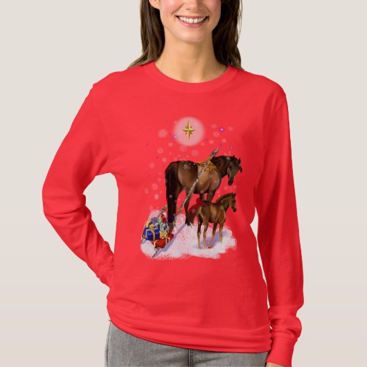 Kerstmis en Baby Shirt (Voorkant)
