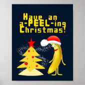Kerstmis en banaan poster (Voorkant)