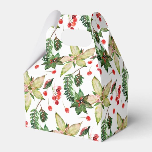 Kerstmis en Berries Bedankdoosjes (Achterkant)