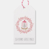 Kerstmis en boomklever cadeaulabel (Voorkant)