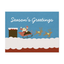 Kerstmis en Briefkaart voor rendieren