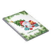 Kerstmis en de kerstkerstman notitieboek (Rechterzijde)