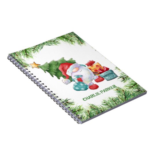 Kerstmis en de kerstkerstman notitieboek (Rechterzijde)