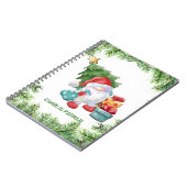 Kerstmis en de kerstkerstman notitieboek (Linkerzijde)