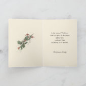 Kerstmis en de Rotische Kerk in sneeuw Feestdagen Kaart (Binnen)