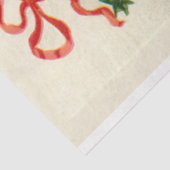 Kerstmis en de Rotische Kerk in sneeuw Tissuepapier (Detail)