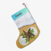 Kerstmis en dubbele dollar kleine kerstsok (Achterkant (Hangend))