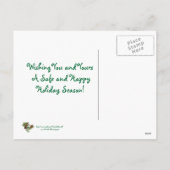 Kerstmis en eekhoorn Briefkaart met cadeau (Achterkant)