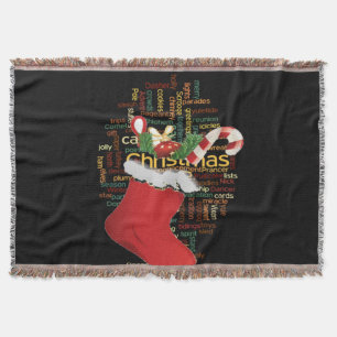 Kerstmis en een gelukkig nieuwjaar deken