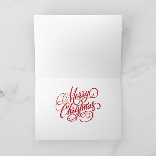 Kerstmis en feestdag Amerikaanse Afbeelding Vlag 8 Feestdagen Kaart (Binnen)