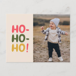 Kerstmis en feestdag Briefkaart met foto