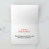 Kerstmis en feestdag, de kerstman feestdagen kaart (Binnen)