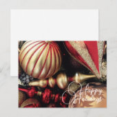 Kerstmis en feestdag Ornament Briefkaart (Voorkant / Achterkant)