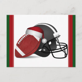Kerstmis en Football Feestdagenkaart