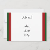 Kerstmis en Football Kaart (Achterkant)