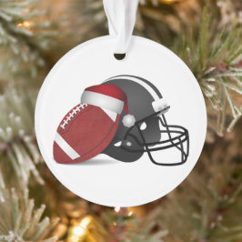 Kerstmis en Football Ornament
