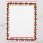Kerstmis en Garland Letterhead (Voorkant)