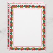 Kerstmis en Garland Letterhead (Voorkant / Achterkant)