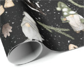 Kerstmis en gnomen cadeaupapier (Rol Hoek)