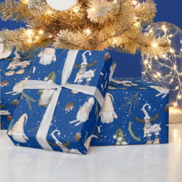Kerstmis en gnomen cadeaupapier