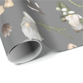 Kerstmis en gnomen cadeaupapier (Rol Hoek)