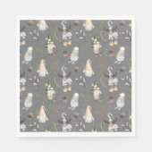 Kerstmis en gnomen servet (Voorkant)