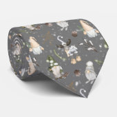 Kerstmis en gnomen stropdas (Opgerold)