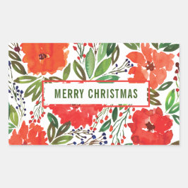 Kerstmis en handschilderde sticker