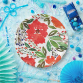 Kerstmis en handschilderen papieren bordje (Feest)