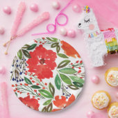 Kerstmis en handschilderen papieren bordje (Feest)