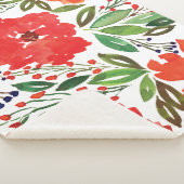 Kerstmis en handschilderen sherpa deken (3/4)