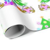 Kerstmis en Hanukkah in de interreligieuze familie Cadeaupapier (Rol Hoek)