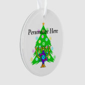 Kerstmis en Hanukkah Interreligieus   Ornament (voorkant)