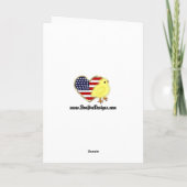 Kerstmis en Hanukkah samen Feestdagen Kaart (Achterkant)